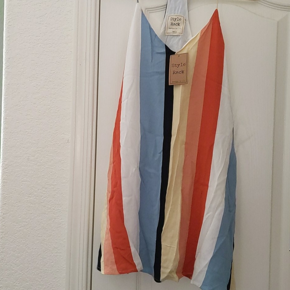 LAST 1! Striped Racerback Dress